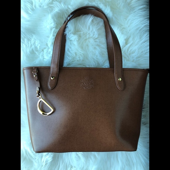 Ralph Lauren Handbags - Beautiful Ralph lauren zipper tote in brown